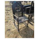 Texas Star Metal Rocking Chair
