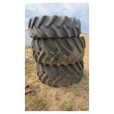 Lot of 3 Agriculture Tires