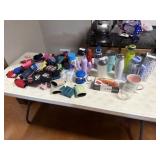 Lot of Assorted Water Bottles and Koozies
