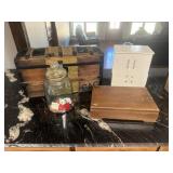 Jewelry Box, Chest, Vintage Jar, Community Silver