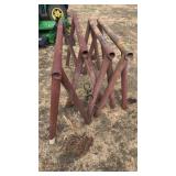 Lot of 4 Pipe Racks