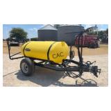 500gal Drag Sprayer w/PTO Pump, Wand/Spray Boom