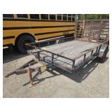 PJ Utility Trailer with Gate