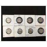 8-Louisiana Purchase Jefferson nickels.