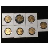 7-Sacagawea dollar coins