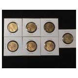 7-Sacagawea dollar coins