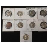 9-Bicentennial quarter dollar coins