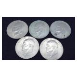 5 Eisenhower Dollar Bicentennial 1776-1976 Coins