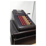 Vintage Victor McCaskey Cash Register with Key