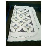 Quilt, approximately 98x108, factory made.