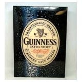 Guinness bar light, approximately 14x19