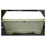Vintage cedar chest, needs refinishing.