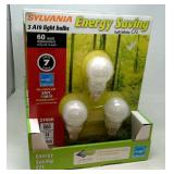 18 New Sylvania energy saving light bulbs.