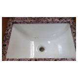 Oval in Rectangular 18x12 Blanco Sink