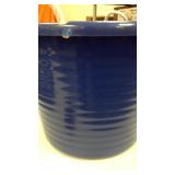 Big Blue Round Plastic Tub 16 inches tall,