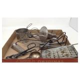 Vintage box lot of Kitchen Utensils