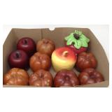 10 pieces of Ceramic Apples and Wood Apples , 1