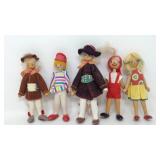 Vintage Wooden Dolls