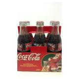 1997 Christmas Coca-Cola 6 Pack of 8oz Full Coke