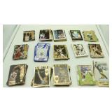 Assorted football and basketball cards