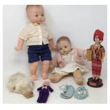 Vintage Dolls and Hand Crafted Doll Shoes