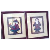 2 Home Decor Framed Pictures each Picture is