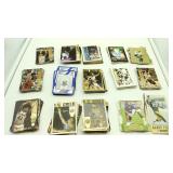 Assorted football and basketball cards