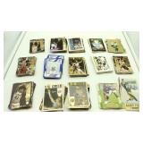 Assorted football and basketball cards