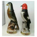 2 1969 Jim Beam bird decanters.