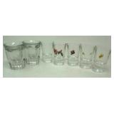 7 Shot glasses.