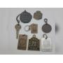 Unbelievable Collection Of Match Safes, Pocket Mirrors, Paperweights, Ephemera, Tokens and more