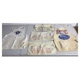 5 aprons, Bavarian old style beer, Coca-Cola,