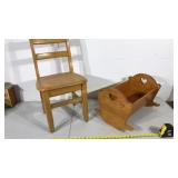 Child's size wooden chair