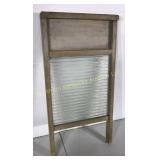 Glass washboard, 24" tall