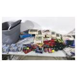 Christmas light sets, bulbs, extension cords,