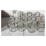 11 Pint-size clear Ball mason jars