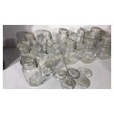 11 Clear glass Ball mason jars