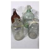 Four collectible bottles