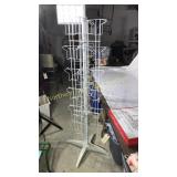 Approximately 6 foot tall display rack,