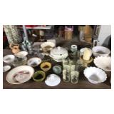 Huge lot of glassware, pottery, china items