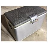 Metal sided soft top cooler