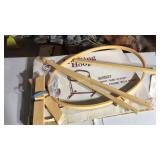 Quilting hoop size 18' x 27' oval frame