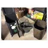 Coal bucket, poker, coal bin, coal/ash shovel,