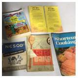 Several vintage cookbooks