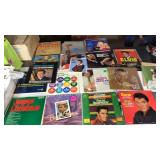 More than a dozen LPs including Elvis, Buckeye