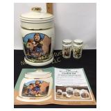 Hummel Cookie Jar and S&P shaker