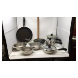 Regal 12' non-stick skillet, one 8 1/2'
