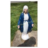 33 1/2' Garden statue, located on the front porch