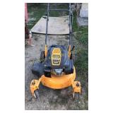 Cub cadet rear wheel drive push mower has 173CC