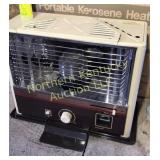 Portable kerosene heater includes original box